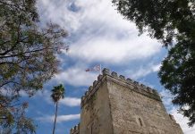 La torre del Homenaje se encuentra en el Alcázar de Jerez.