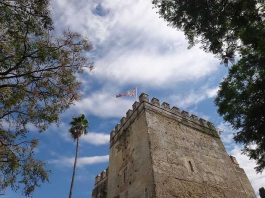 La torre del Homenaje se encuentra en el Alcázar de Jerez.