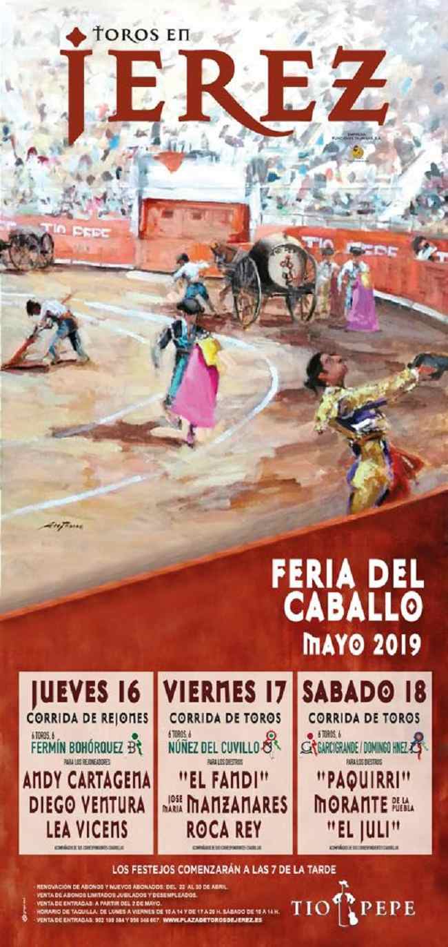 Carteles de la Feria Taurina del Caballo de Jerez